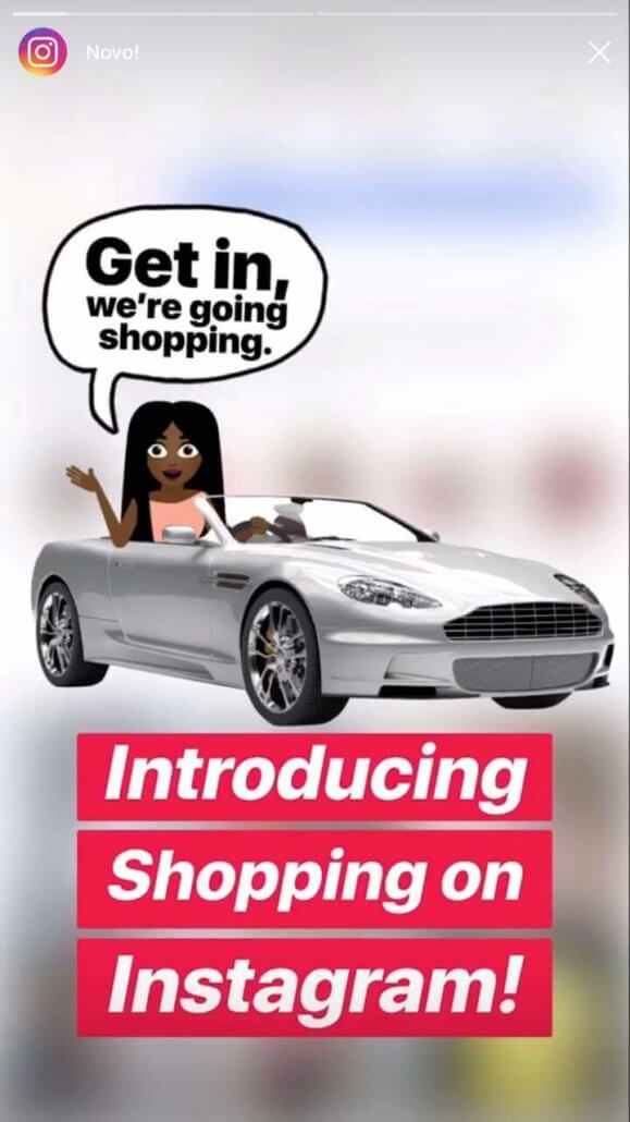 instagram lanca função de compras